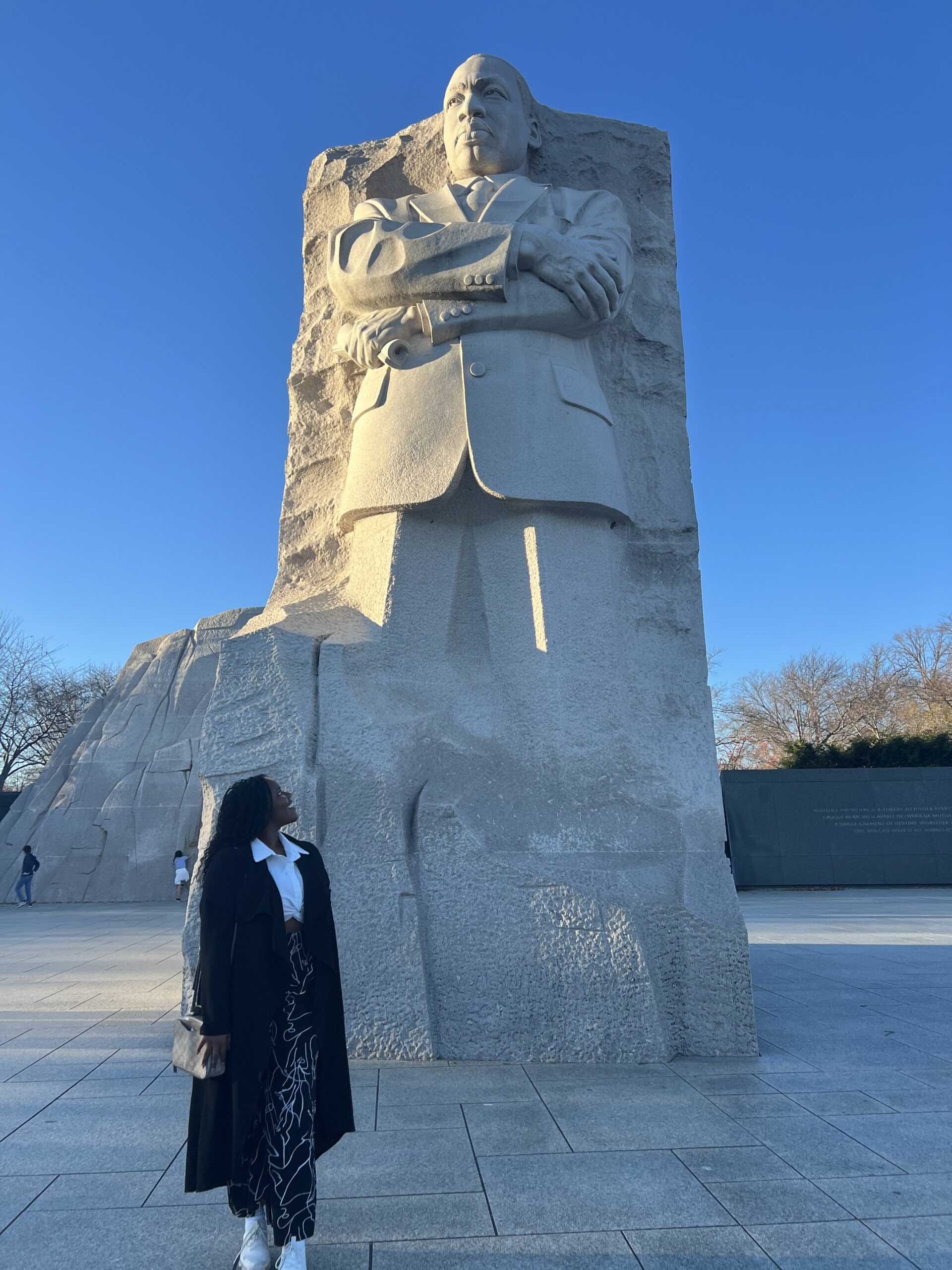 The MLK Memorial in Washington DC 