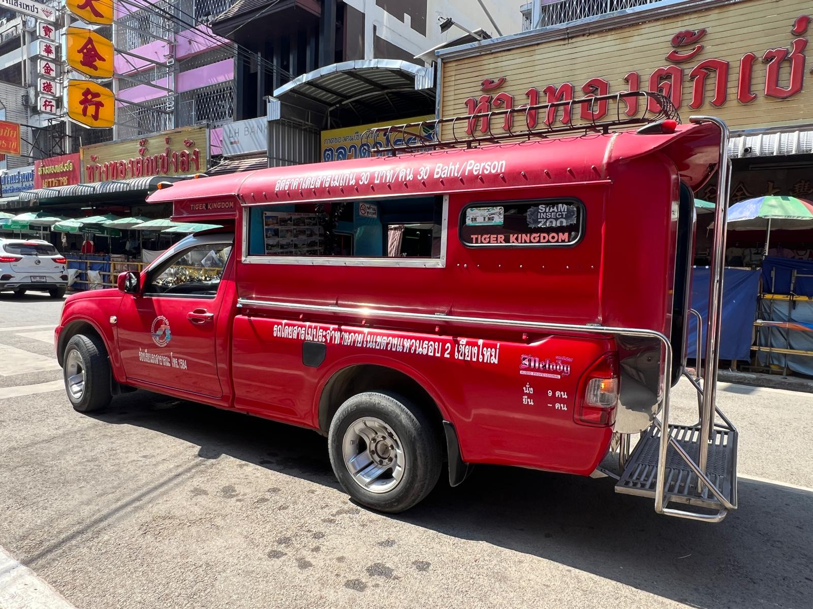 Shared trucks Chiang Mai 