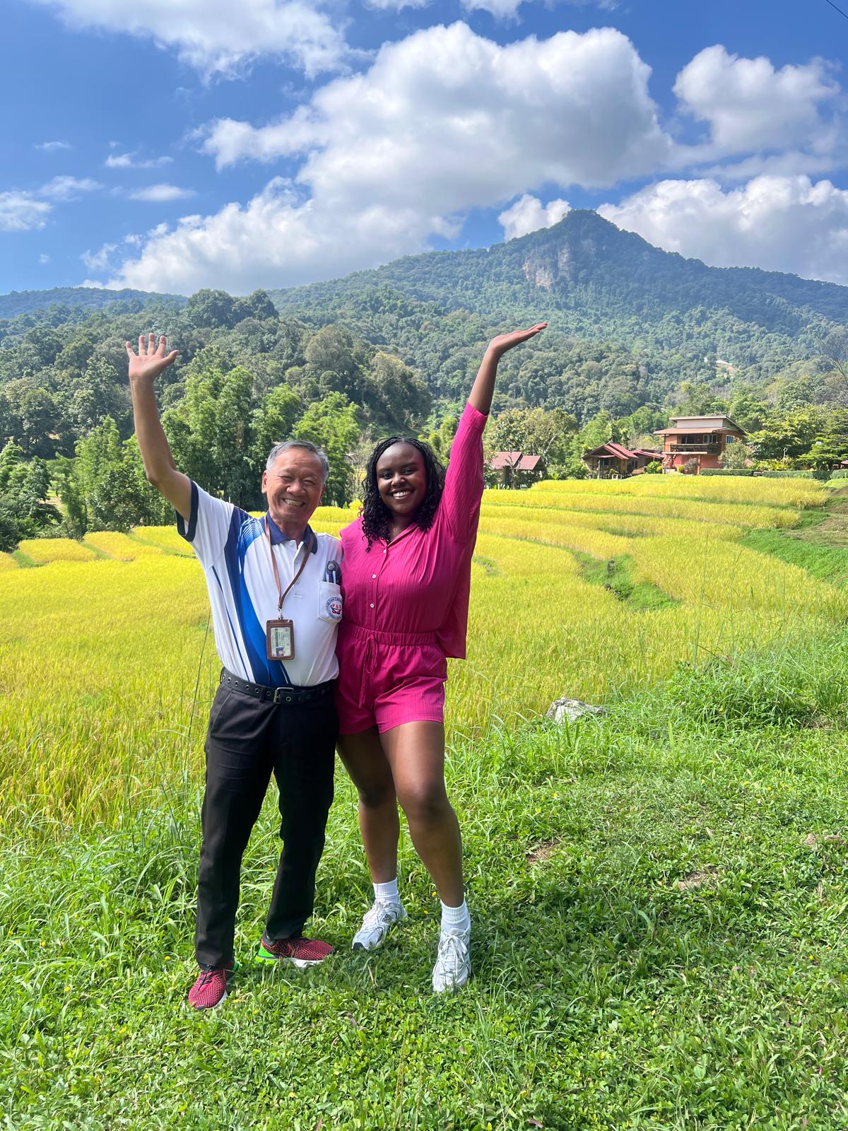 Christina Jane and tour guide