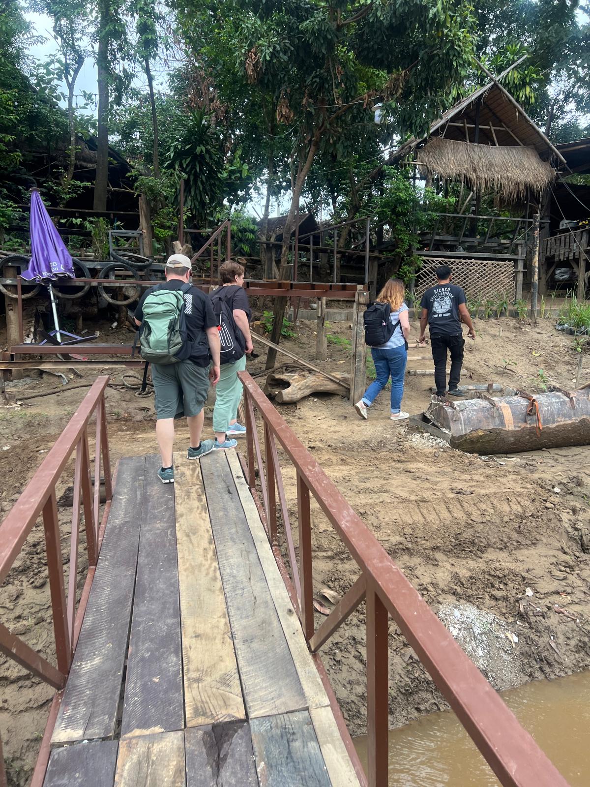 Heading up to the Farmer's House 