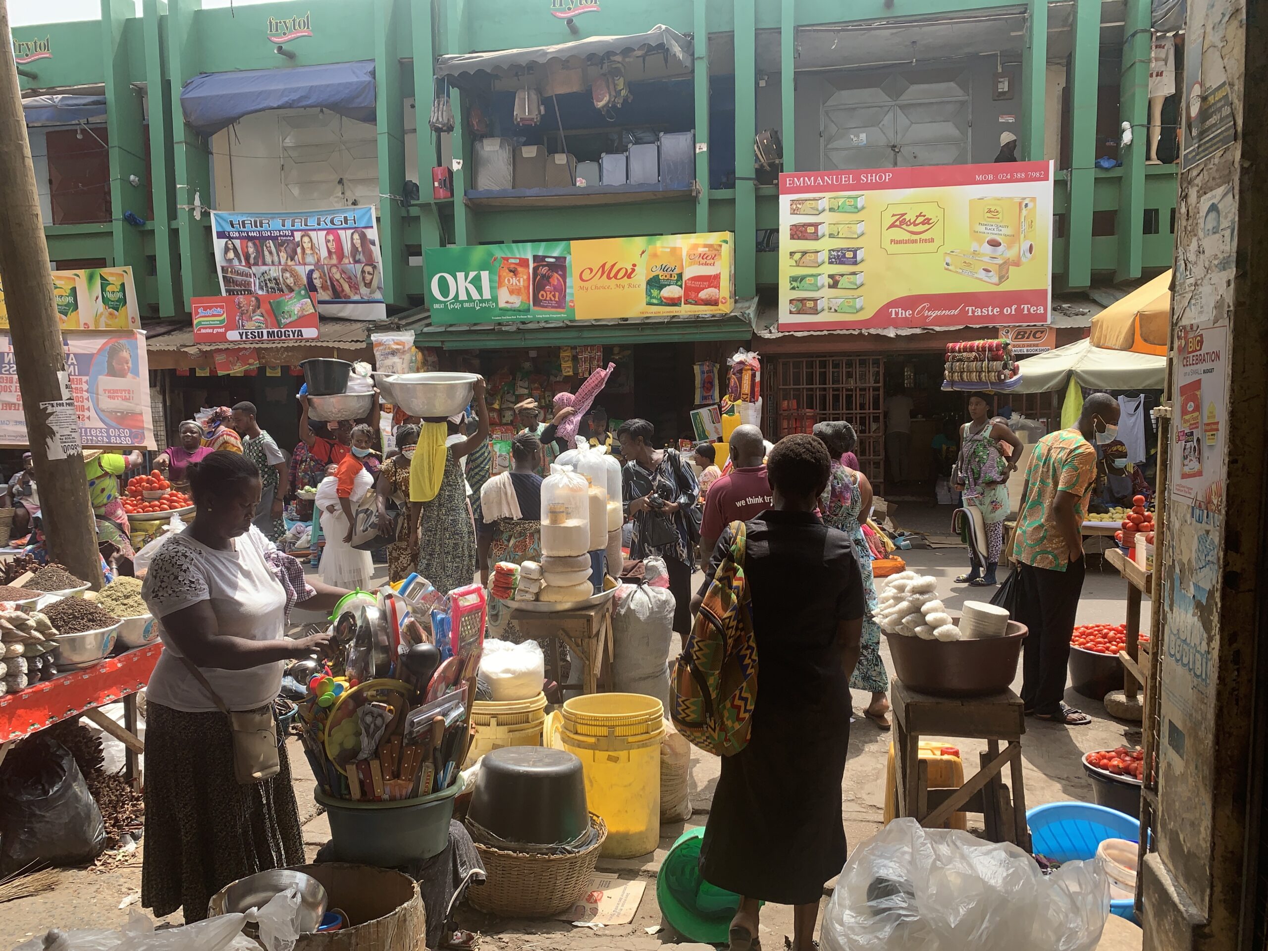 Market in Ghana 