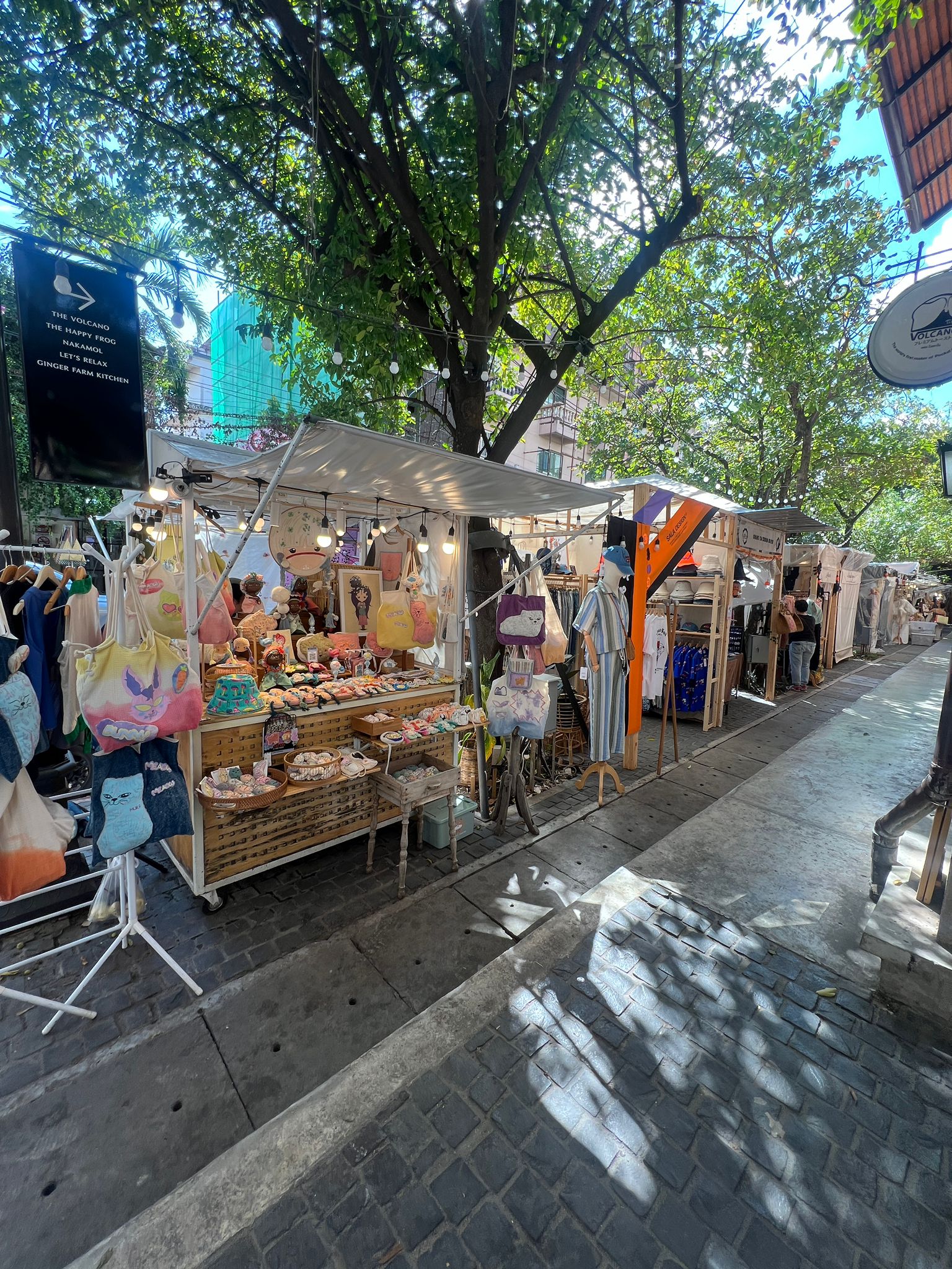 Shopping stalls 