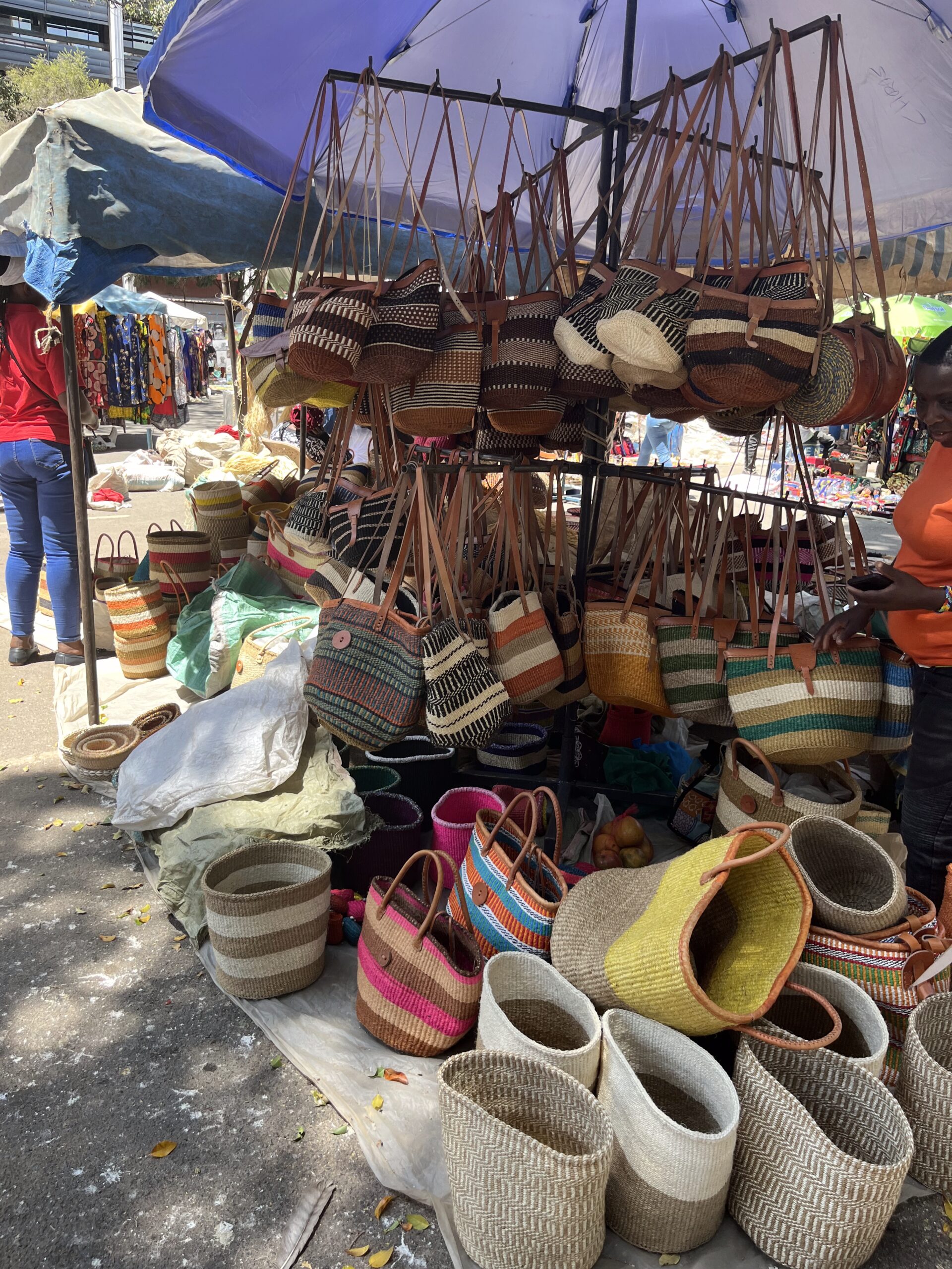 Bags at the Maasai Market 